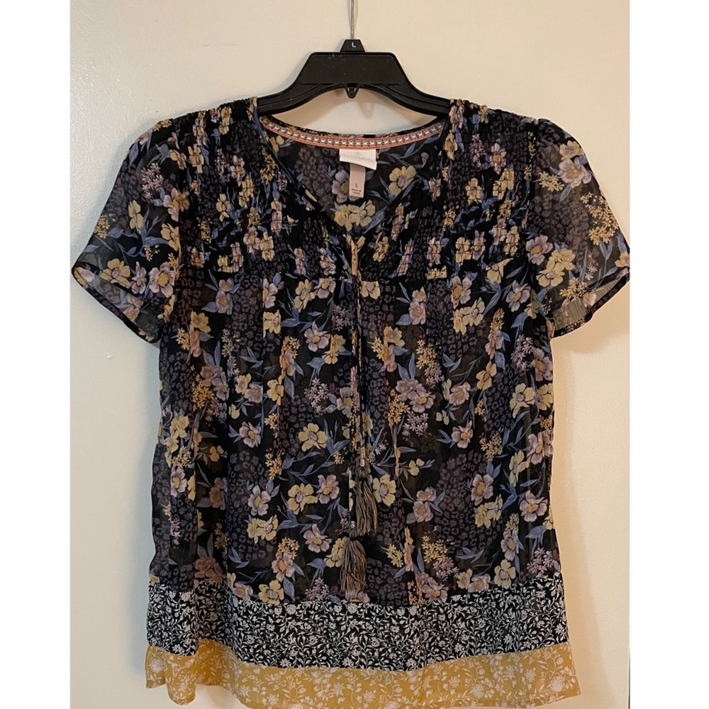 Knox Rose dress blouse Size Large
